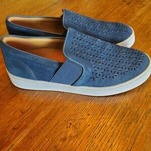 Vionic Navy Slip-On Flats